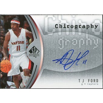2006/07 Upper Deck SP Authentic Chirography #TF T.J. Ford Autograph