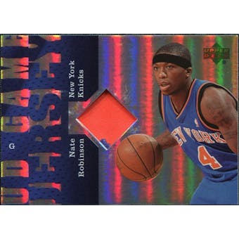 2006/07 Upper Deck UD Reserve Game Patches #NR Nate Robinson