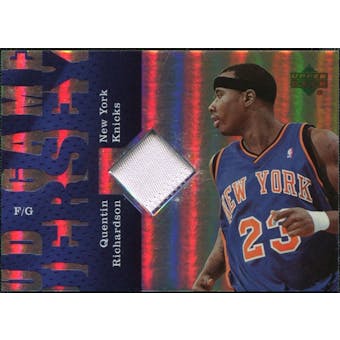 2006/07 Upper Deck UD Reserve Game Patches #QR Quentin Richardson