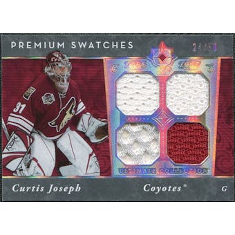 2006/07 Upper Deck Ultimate Collection Premium Swatches #PSCJ Curtis Joseph 24/50