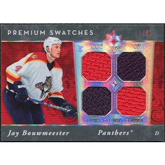 2006/07 Upper Deck Ultimate Collection Premium Swatches #PSJB Jay Bouwmeester 42/50