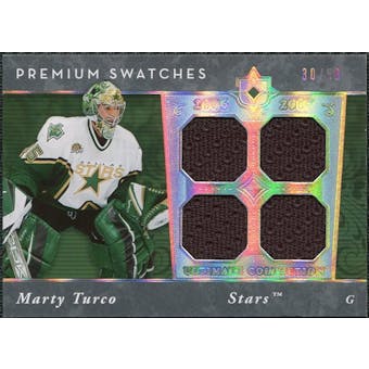 2006/07 Upper Deck Ultimate Collection Premium Swatches #PSMT Marty Turco /50