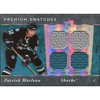 2006/07 Upper Deck Ultimate Collection Premium Swatches #PSPM Patrick Marleau /50