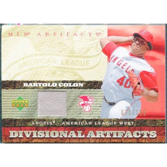 2007 Upper Deck Artifacts Divisional Artifacts #BC Bartolo Colon /199