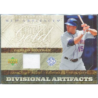 2007 Upper Deck Artifacts Divisional Artifacts Gold #BE Carlos Beltran