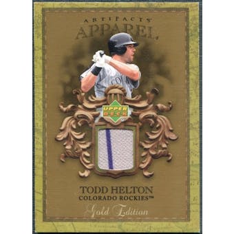 2007 Upper Deck Artifacts MLB Apparel Gold #HE Todd Helton