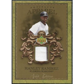 2007 Upper Deck Artifacts MLB Apparel Gold #HR Hanley Ramirez