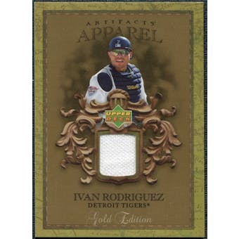 2007 Upper Deck Artifacts MLB Apparel Gold #IR Ivan Rodriguez
