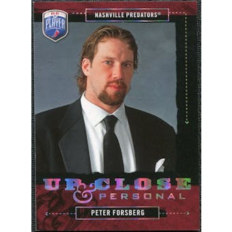 2006/07 Upper Deck Be A Player Up Close and Personal #UC46 Peter Forsberg /999