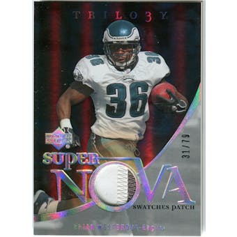 2007 Upper Deck Trilogy Supernova Swatches Patch #BW Brian Westbrook /79