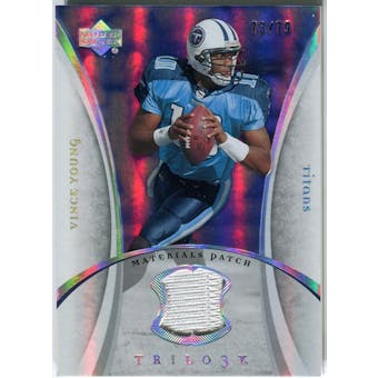 2007 Upper Deck Trilogy Materials Patch #VY Vince Young /79