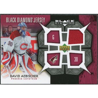 2007/08 Upper Deck Black Diamond Jerseys #BDJAE David Aebischer