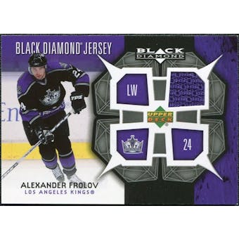 2007/08 Upper Deck Black Diamond Jerseys #BDJAF Alexander Frolov