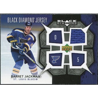 2007/08 Upper Deck Black Diamond Jerseys #BDJBJ Barret Jackman
