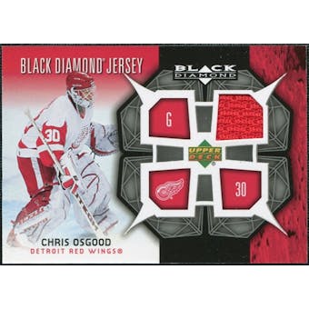 2007/08 Upper Deck Black Diamond Jerseys #BDJCO Chris Osgood