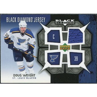 2007/08 Upper Deck Black Diamond Jerseys #BDJDW Doug Weight