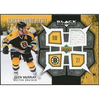 2007/08 Upper Deck Black Diamond Jerseys #BDJGM Glen Murray