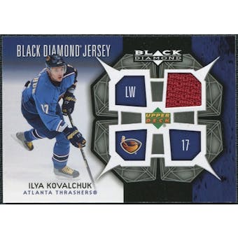 2007/08 Upper Deck Black Diamond Jerseys #BDJIK Ilya Kovalchuk