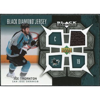2007/08 Upper Deck Black Diamond Jerseys #BDJJT Joe Thornton