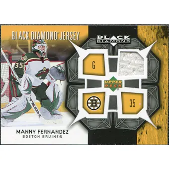 2007/08 Upper Deck Black Diamond Jerseys #BDJMF Manny Fernandez