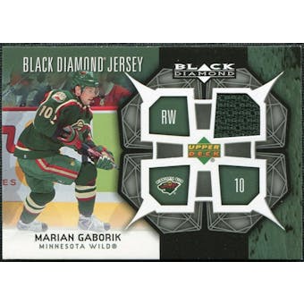 2007/08 Upper Deck Black Diamond Jerseys #BDJMG Marian Gaborik SP