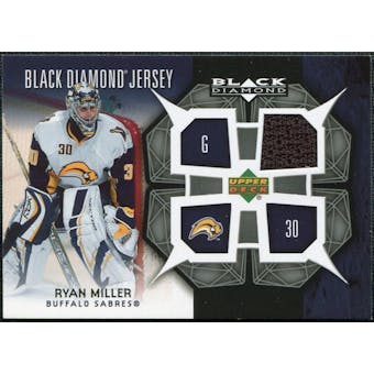 2007/08 Upper Deck Black Diamond Jerseys #BDJRM Ryan Miller