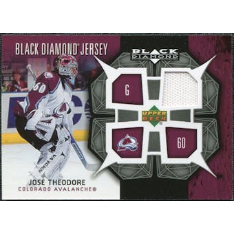 2007/08 Upper Deck Black Diamond Jerseys #BDJTH Jose Theodore