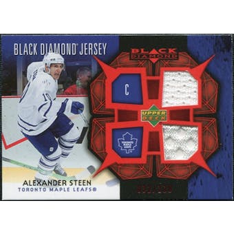 2007/08 Upper Deck Black Diamond Jerseys Ruby Dual #BDJAS Alexander Steen /100
