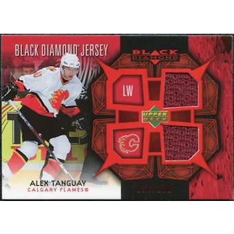2007/08 Upper Deck Black Diamond Jerseys Ruby Dual #BDJAT Alex Tanguay /100