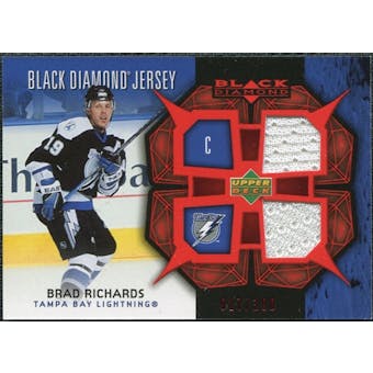 2007/08 Upper Deck Black Diamond Jerseys Ruby Dual #BDJBR Brad Richards /100