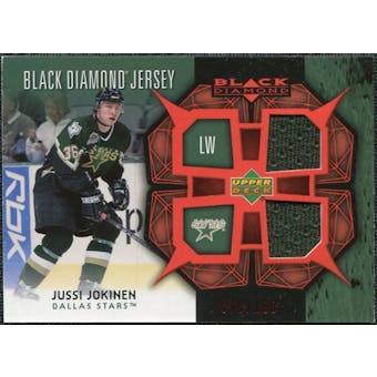2007/08 Upper Deck Black Diamond Jerseys Ruby Dual #BDJJU Jussi Jokinen /100