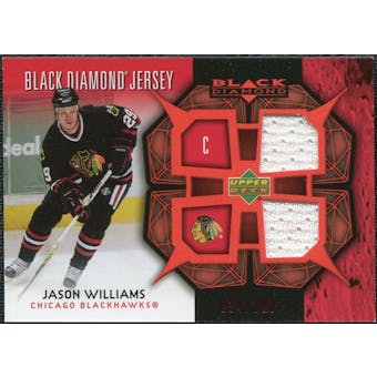 2007/08 Upper Deck Black Diamond Jerseys Ruby Dual #BDJJW Jason Williams /100