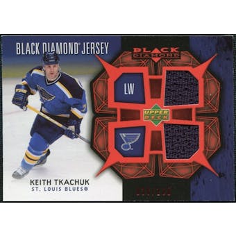2007/08 Upper Deck Black Diamond Jerseys Ruby Dual #BDJKT Keith Tkachuk /100