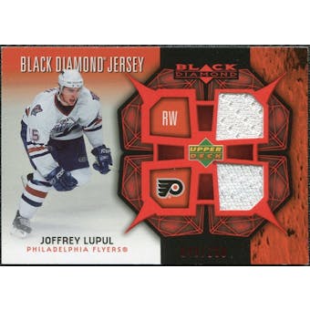 2007/08 Upper Deck Black Diamond Jerseys Ruby Dual #BDJLU Joffrey Lupul /100