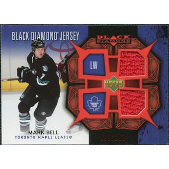 2007/08 Upper Deck Black Diamond Jerseys Ruby Dual #BDJMB Mark Bell /100