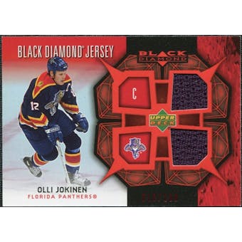 2007/08 Upper Deck Black Diamond Jerseys Ruby Dual #BDJOJ Olli Jokinen /100