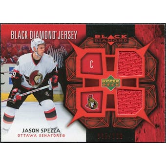 2007/08 Upper Deck Black Diamond Jerseys Ruby Dual #BDJSP Jason Spezza /100