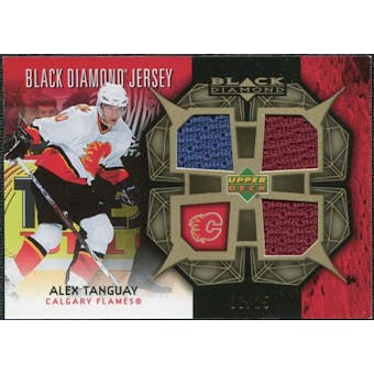 2007/08 Upper Deck Black Diamond Jerseys Gold Triple #BDJAT Alex Tanguay /25
