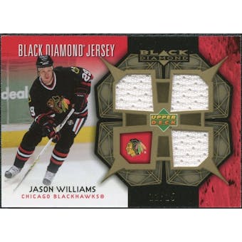 2007/08 Upper Deck Black Diamond Jerseys Gold Triple #BDJJW Jason Williams /25