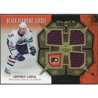 2007/08 Upper Deck Black Diamond Jerseys Gold Triple #BDJLU Joffrey Lupul /25