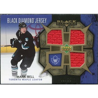 2007/08 Upper Deck Black Diamond Jerseys Gold Triple #BDJMB Mark Bell /25