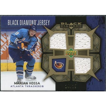2007/08 Upper Deck Black Diamond Jerseys Gold Triple #BDJMH Marian Hossa /25