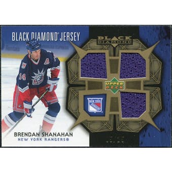 2007/08 Upper Deck Black Diamond Jerseys Gold Triple #BDJSH Brendan Shanahan /25