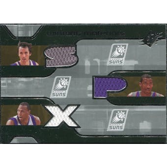 2007/08 Upper Deck SPx Winning Materials Triples #NMS Steve Nash Amare Stoudemire Shawn Marion