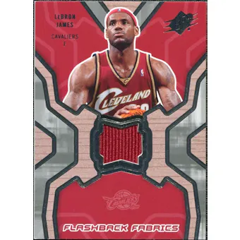 2007/08 Upper Deck SPx Flashback Fabrics #LJ LeBron James