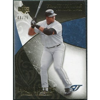 2007 Upper Deck Exquisite Collection Rookie Signatures Gold #20 Frank Thomas /75