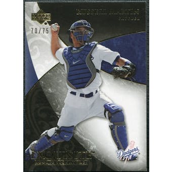 2007 Upper Deck Exquisite Collection Rookie Signatures Gold #49 Russell Martin /75