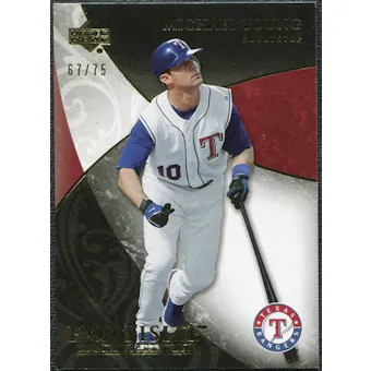 2007 Upper Deck Exquisite Collection Rookie Signatures Gold #59 Michael Young /75