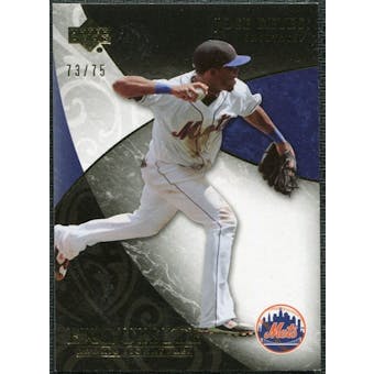 2007 Upper Deck Exquisite Collection Rookie Signatures Gold #83 Jose Reyes /75