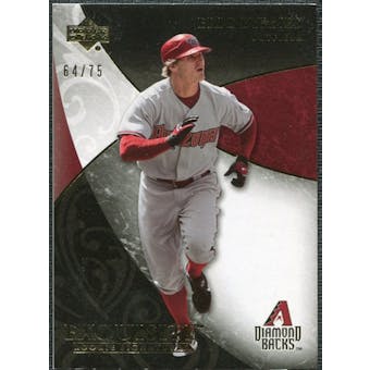 2007 Upper Deck Exquisite Collection Rookie Signatures Gold #88 Eric Byrnes /75